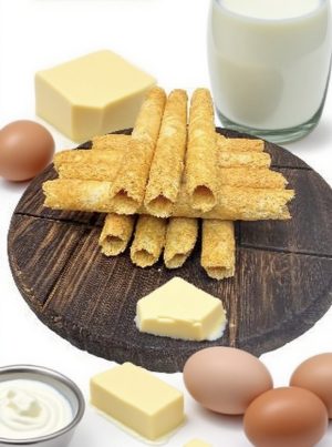 真。牛油。鮮。雞蛋蛋卷